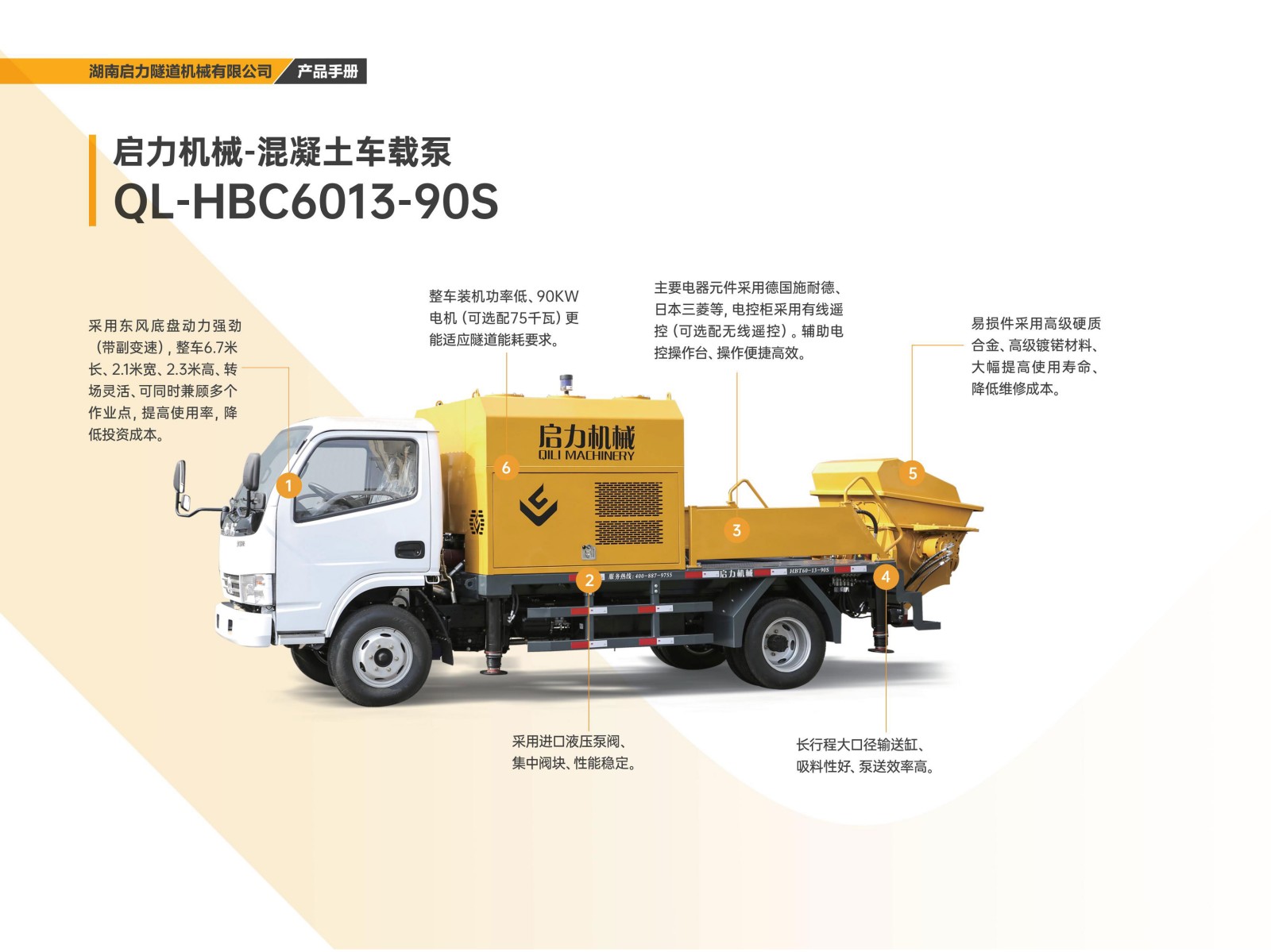 混凝土車載泵 QL-HBC6013-90S(圖1) 混凝土車載泵 QL-HBC6013-90S(圖1)